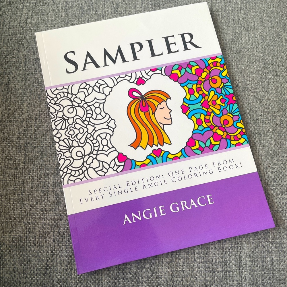 Angie Grace Sampler coloring book